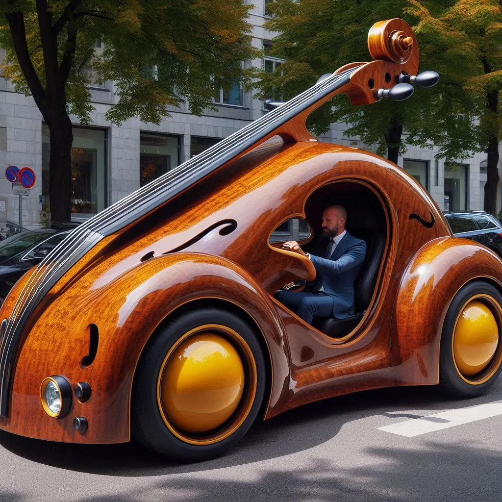 The Cello Shaped Car: A Symphony of Design and Innovation