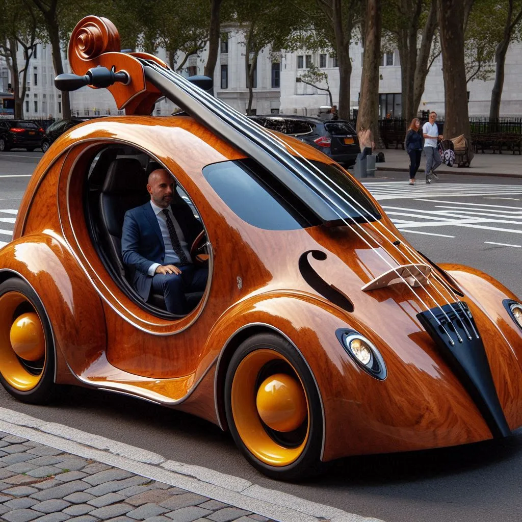 The Cello Shaped Car: A Symphony of Design and Innovation