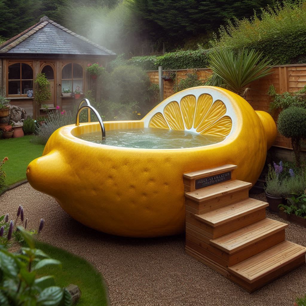 Soak in Style: Experience Relaxation and Fun with the Fruit Shaped Hot Tub