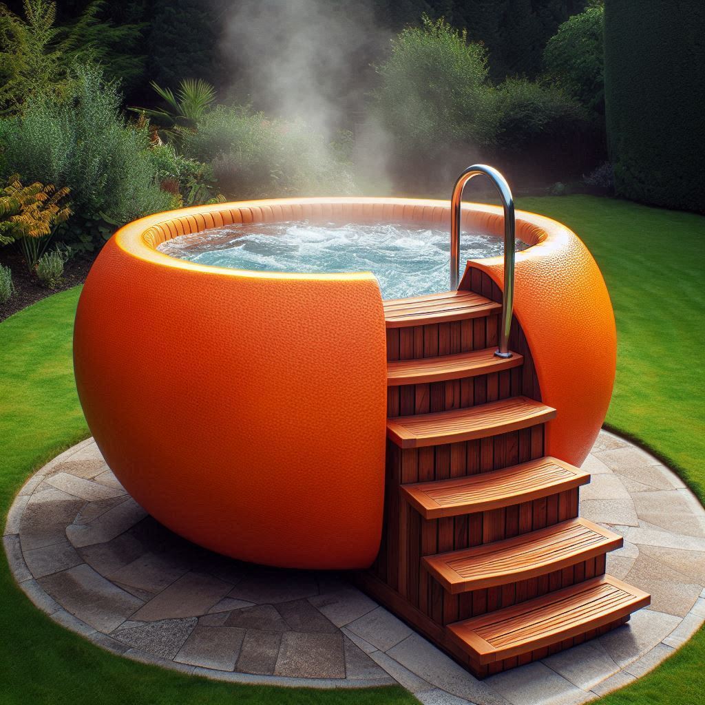 Soak in Style: Experience Relaxation and Fun with the Fruit Shaped Hot Tub