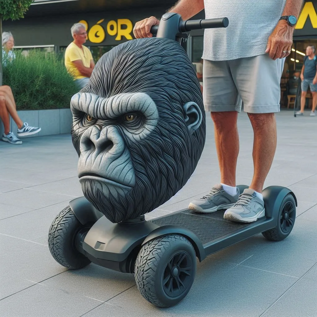 Gorilla Shape Mobility Scooter: Unleashing Power and Strength in Personal Transportation