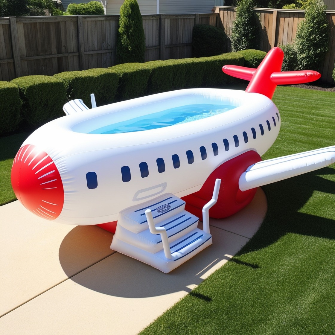 Soar and Splash: Transform Your Backyard with Inflatable Aeroplane Pools