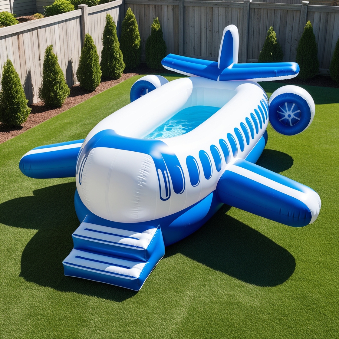 Soar and Splash: Transform Your Backyard with Inflatable Aeroplane Pools