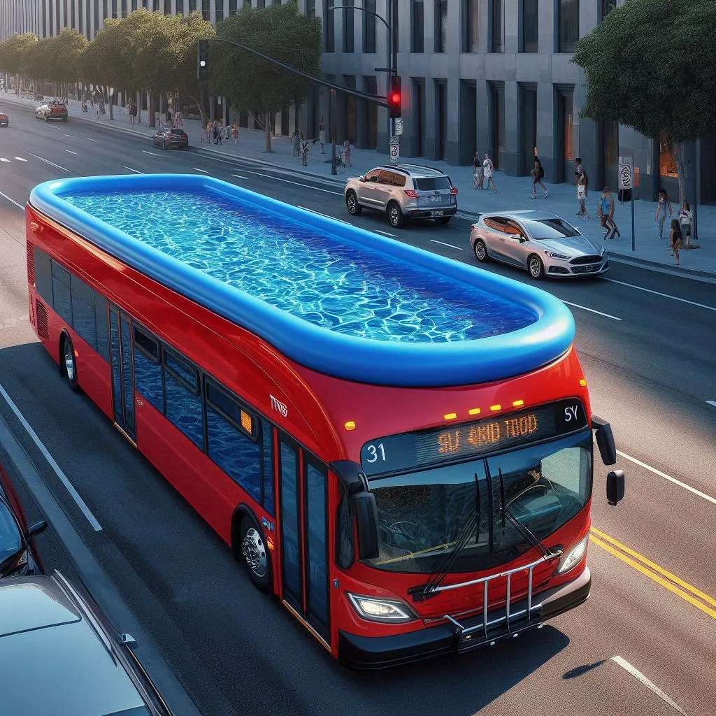 Inflatable Bus Pool: Transform Your Vehicle into a Splashing Summer Oasis