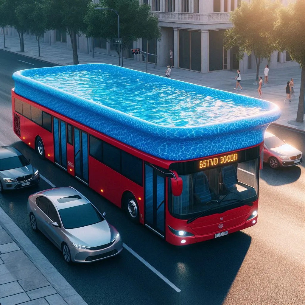 Inflatable Bus Pool: Transform Your Vehicle into a Splashing Summer Oasis