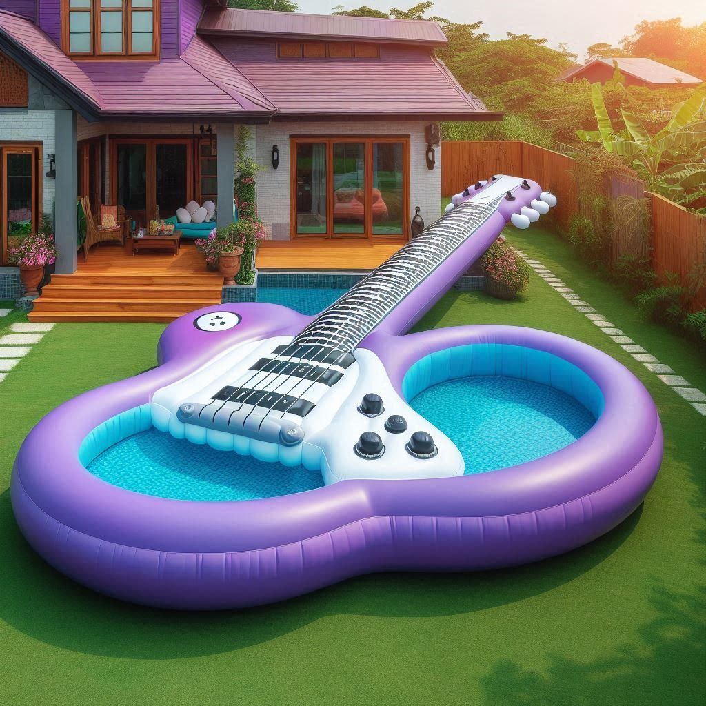 Beat the Heat in Style with Inflatable Guitar Pools: A Unique Way to Chill this Summer