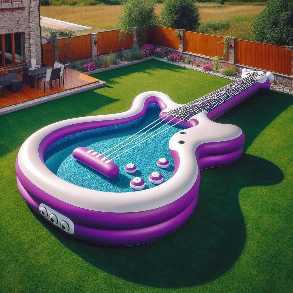 Beat the Heat in Style with Inflatable Guitar Pools: A Unique Way to Chill this Summer