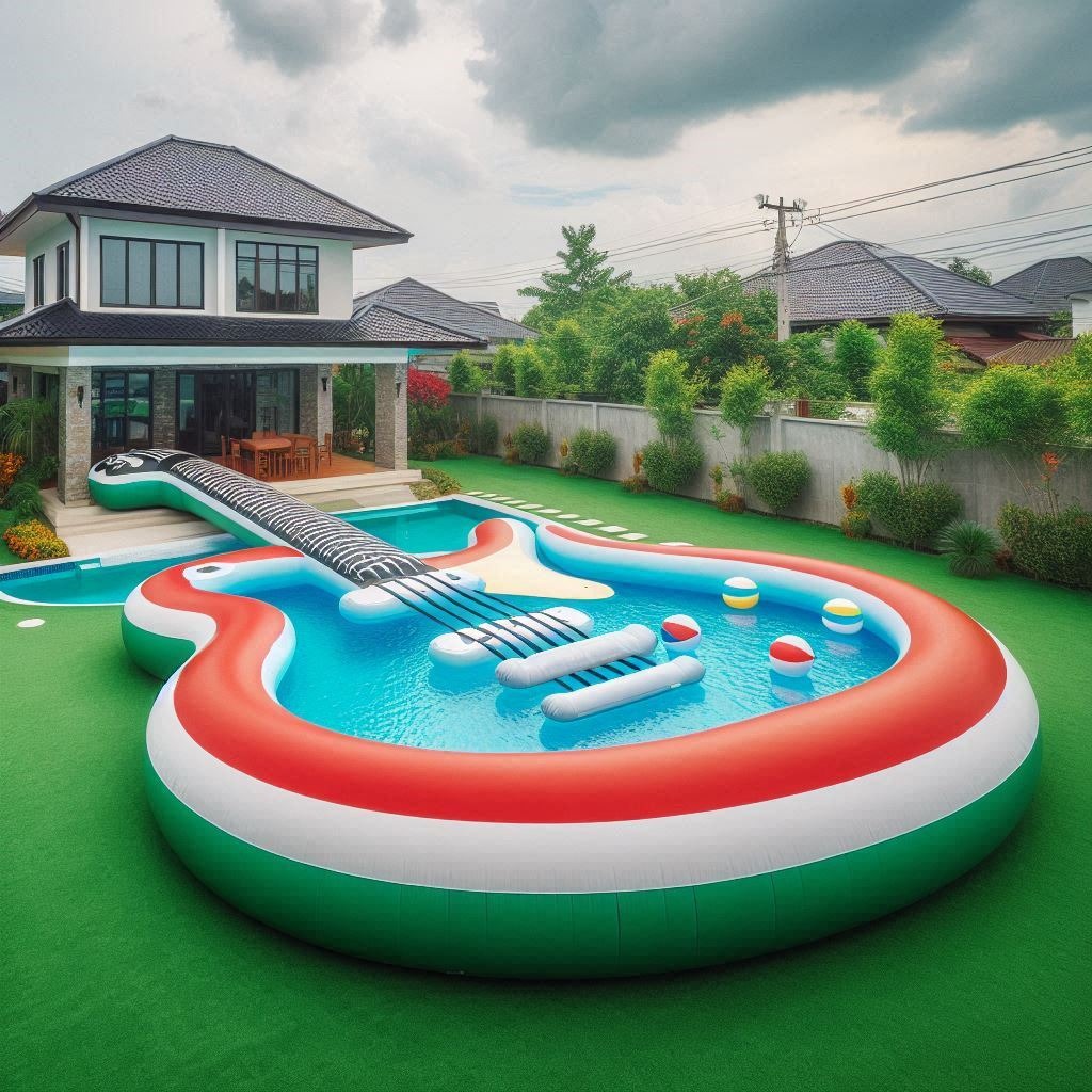 Beat the Heat in Style with Inflatable Guitar Pools: A Unique Way to Chill this Summer