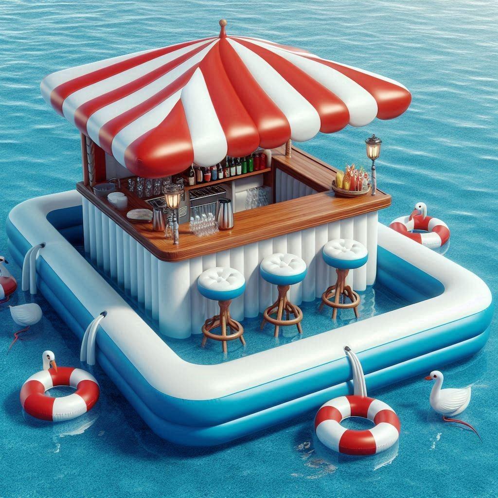 Setting Up Your Inflatable Pool Bar