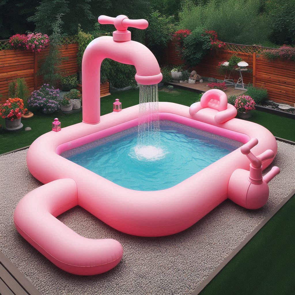 Enjoy Ultimate Summer Fun with the Inflatable Tap Pool: Relaxation and Play at Home