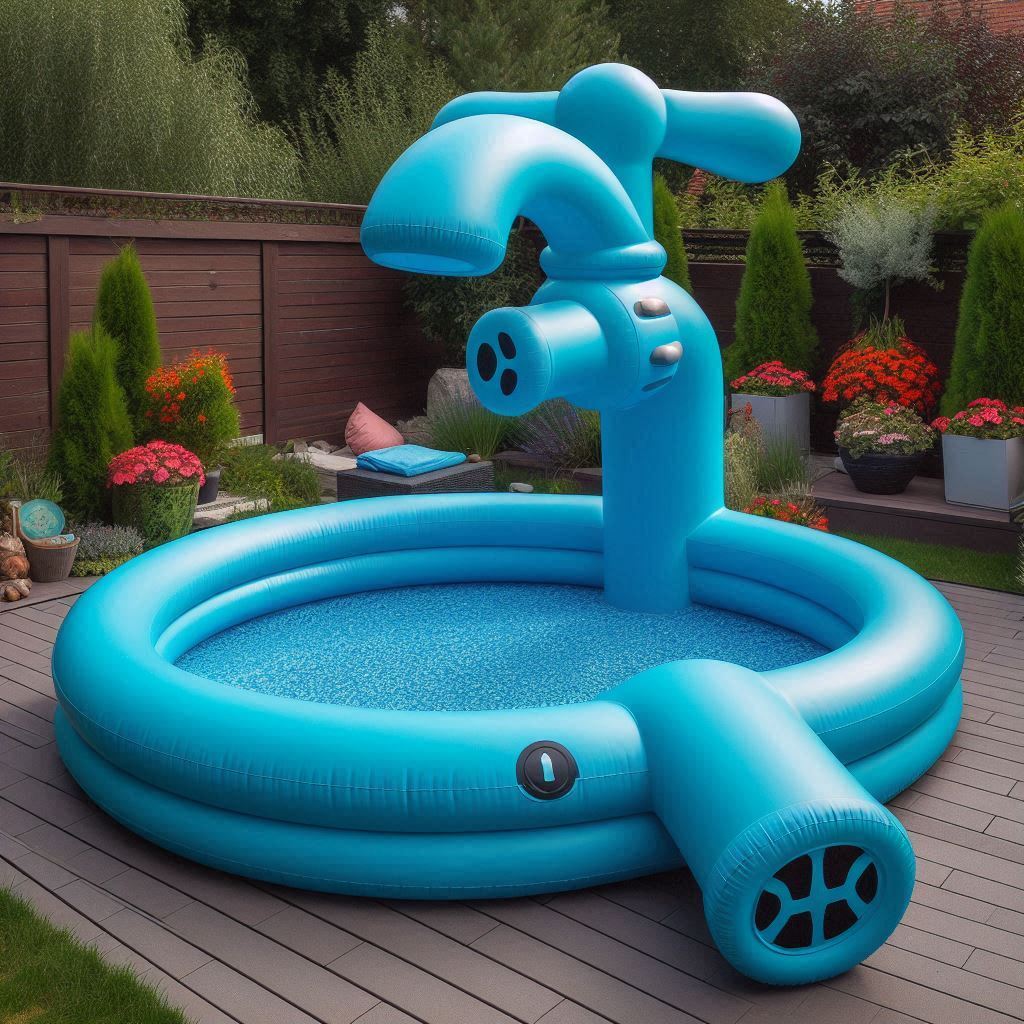 Enjoy Ultimate Summer Fun with the Inflatable Tap Pool: Relaxation and Play at Home