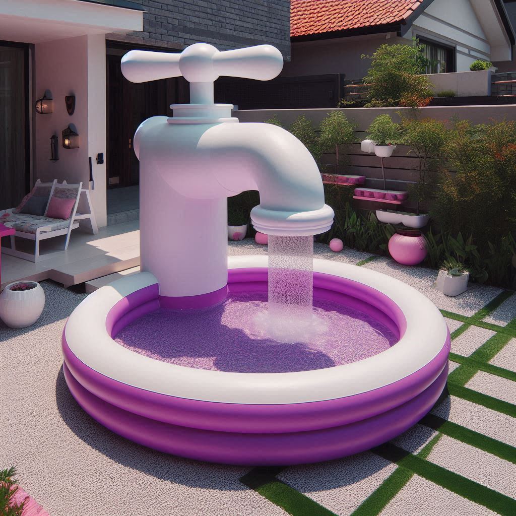 Enjoy Ultimate Summer Fun with the Inflatable Tap Pool: Relaxation and Play at Home