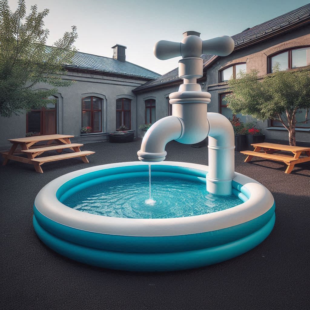 Enjoy Ultimate Summer Fun with the Inflatable Tap Pool: Relaxation and Play at Home