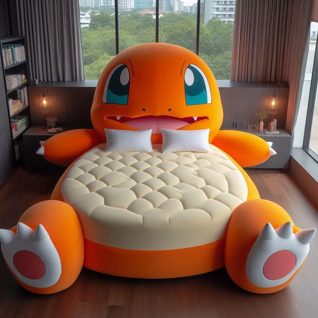 Sleep Like a Champion: Cozy Up in a Pokemon Shaped Bed