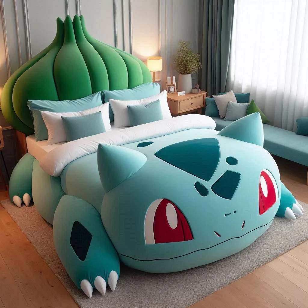 Sleep Like a Champion: Cozy Up in a Pokemon Shaped Bed