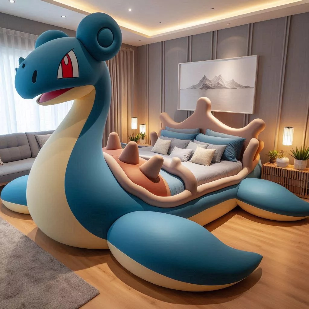 Sleep Like a Champion: Cozy Up in a Pokemon Shaped Bed