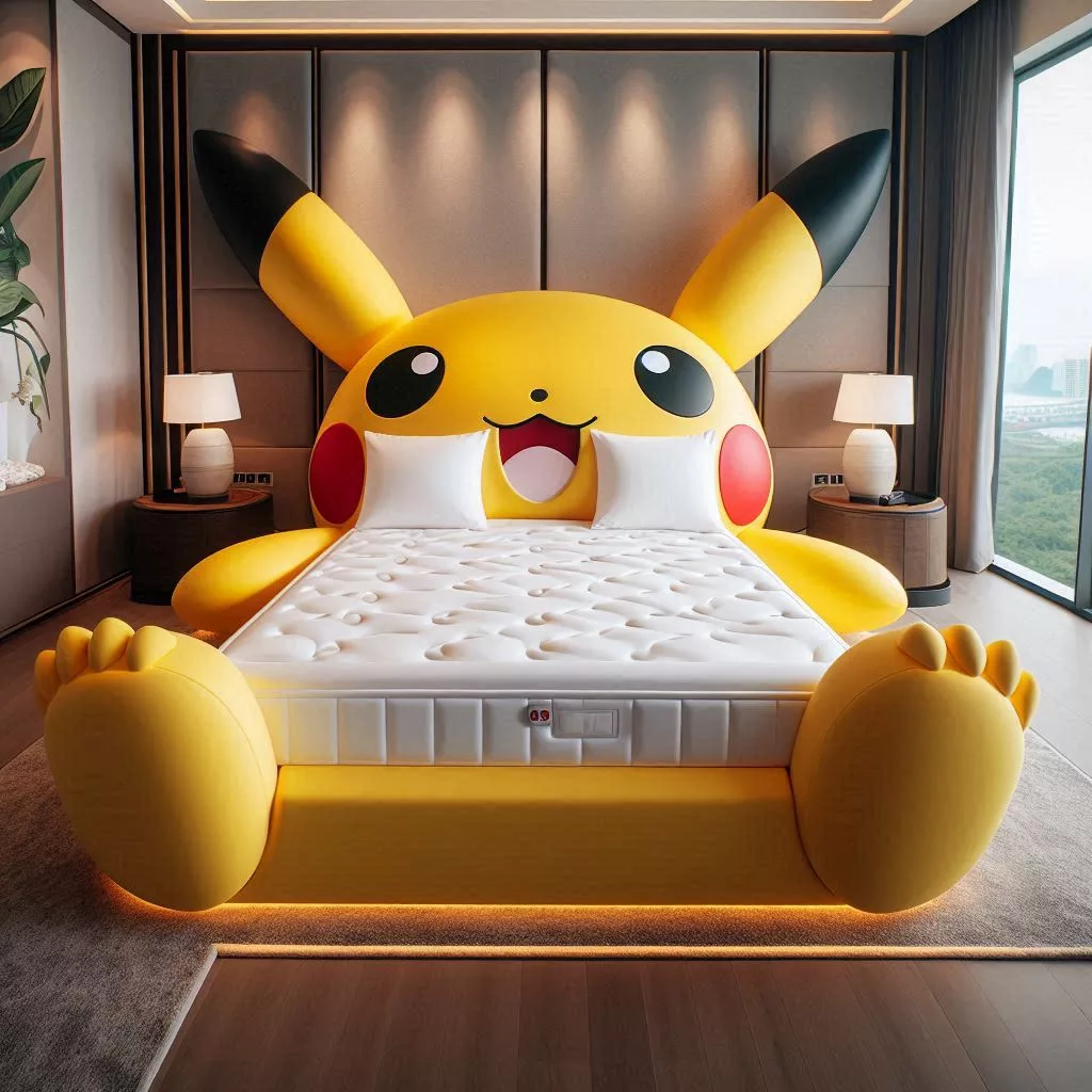 Sleep Like a Champion: Cozy Up in a Pokemon Shaped Bed