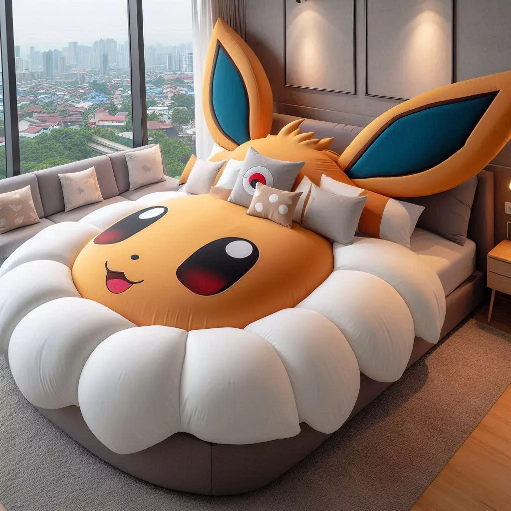 Sleep Like a Champion: Cozy Up in a Pokemon Shaped Bed