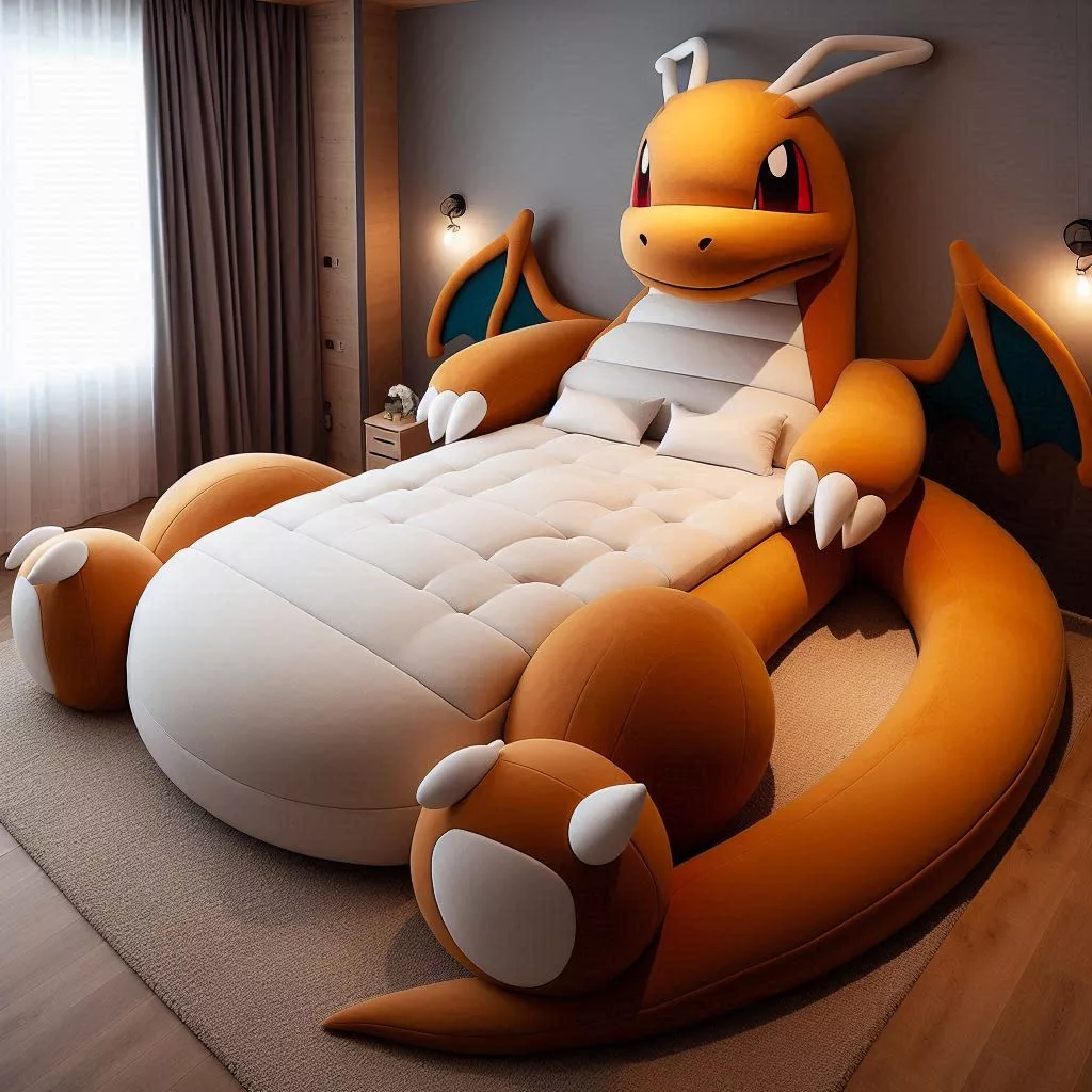 Sleep Like a Champion: Cozy Up in a Pokemon Shaped Bed