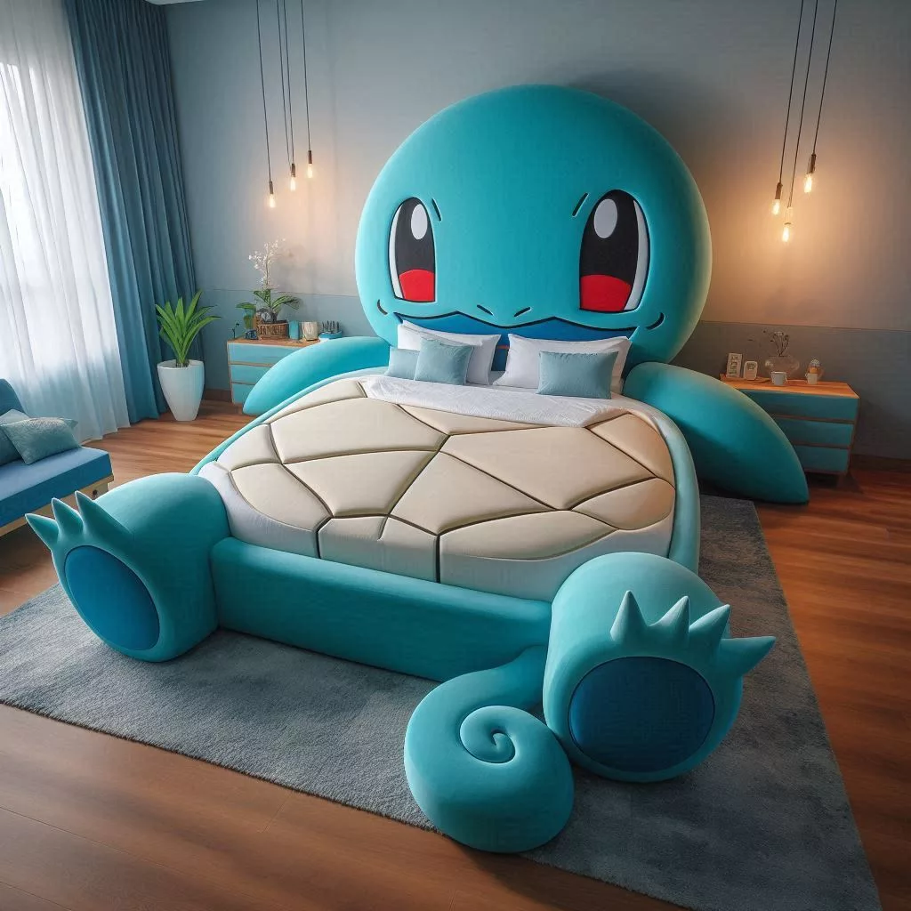 Sleep Like a Champion: Cozy Up in a Pokemon Shaped Bed