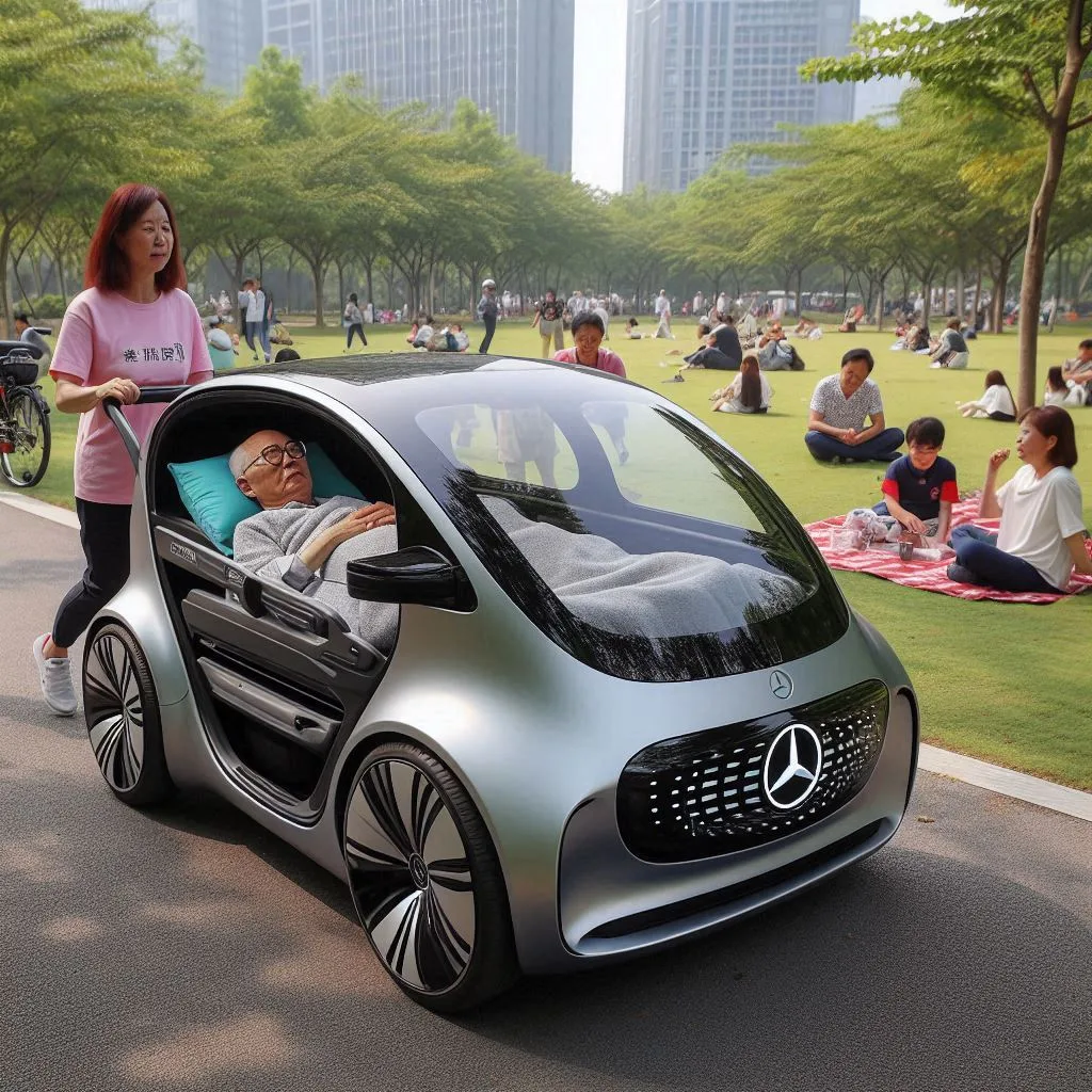 The Mercedes-AMG GT Stroller with Folding Carrycot: Where Innovation Meets Luxury