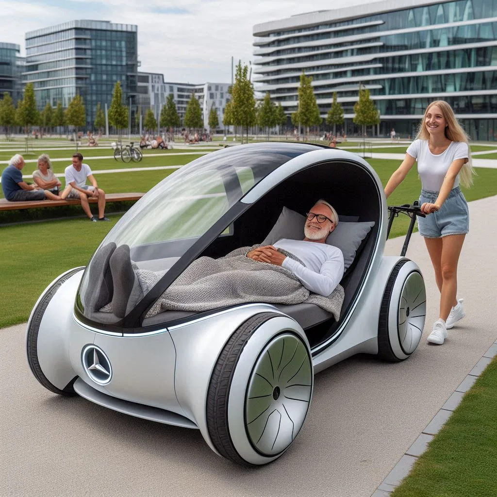 The Mercedes-AMG GT Stroller with Folding Carrycot: Where Innovation Meets Luxury