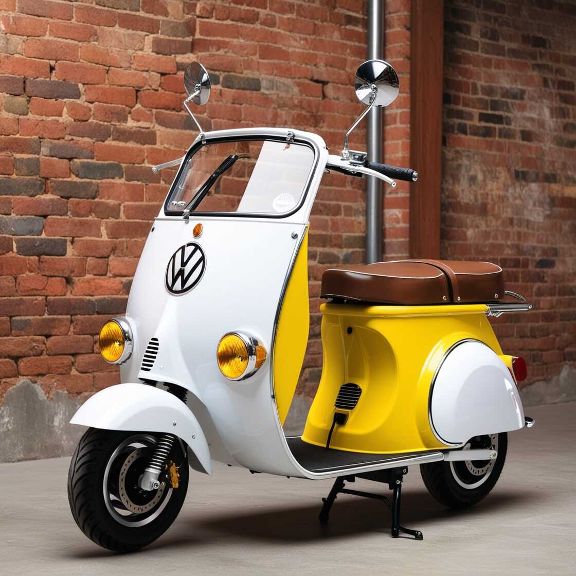 Volkswagen-Inspired Electric Scooter: A Perfect Blend of Classic Design and Modern Mobility