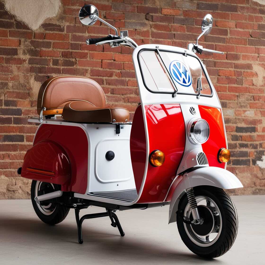 Volkswagen-Inspired Electric Scooter: A Perfect Blend of Classic Design and Modern Mobility