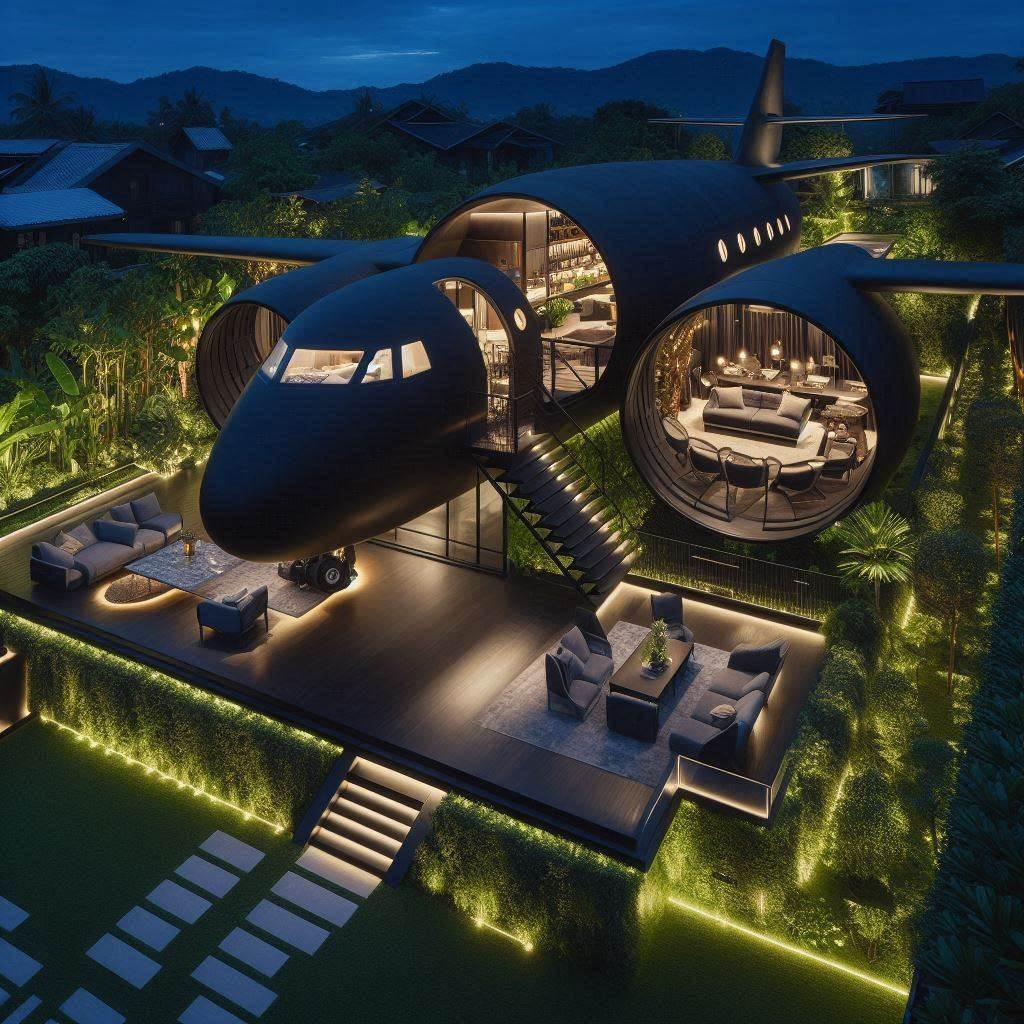 Airplane Mansions: Redefining Luxury Living in the Sky