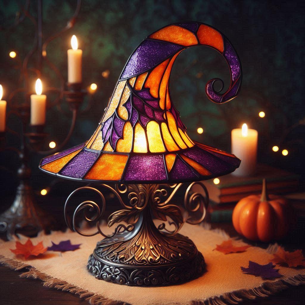 Autumn Witch Lamp: Illuminate Your Space with Seasonal Magic