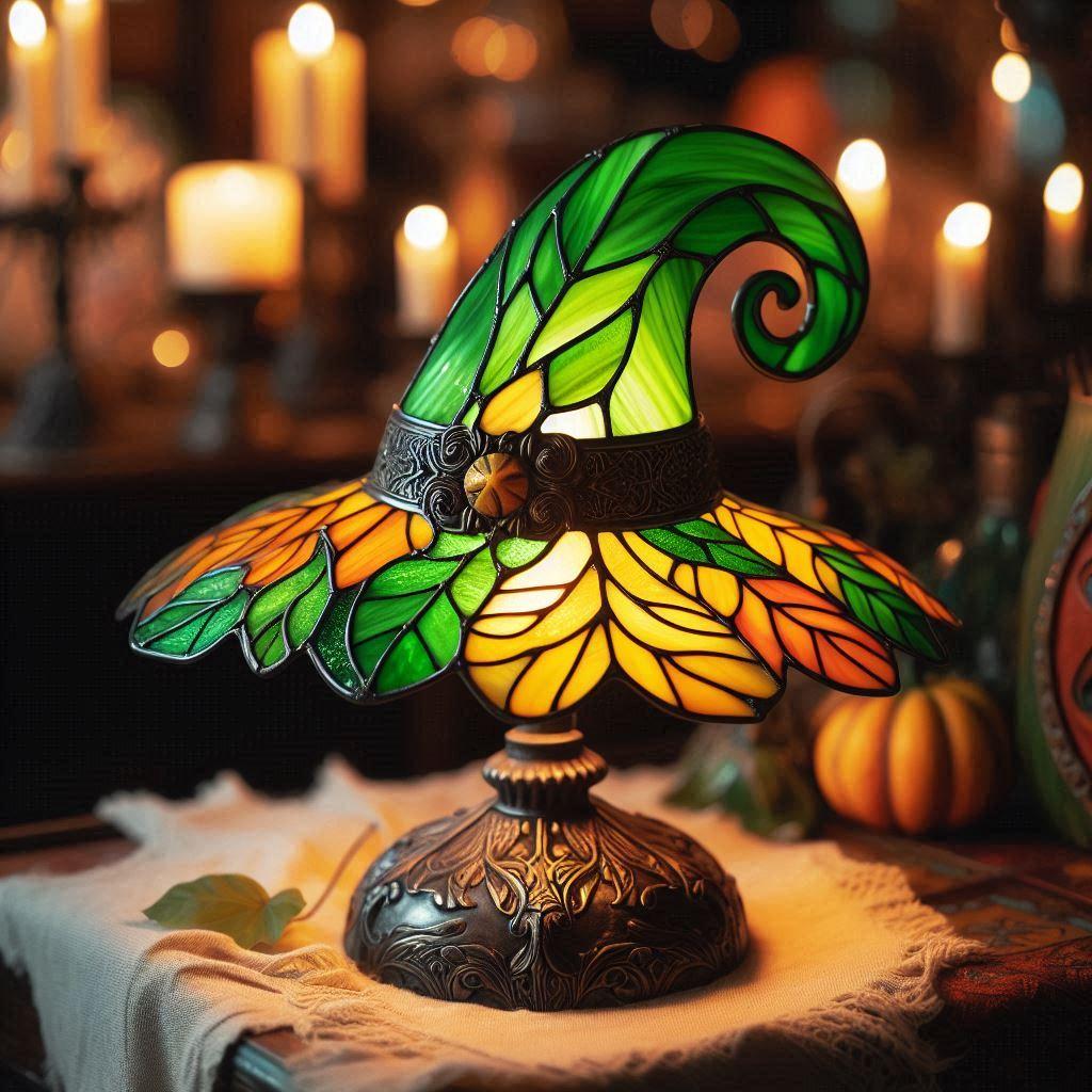 Autumn Witch Lamp: Illuminate Your Space with Seasonal Magic