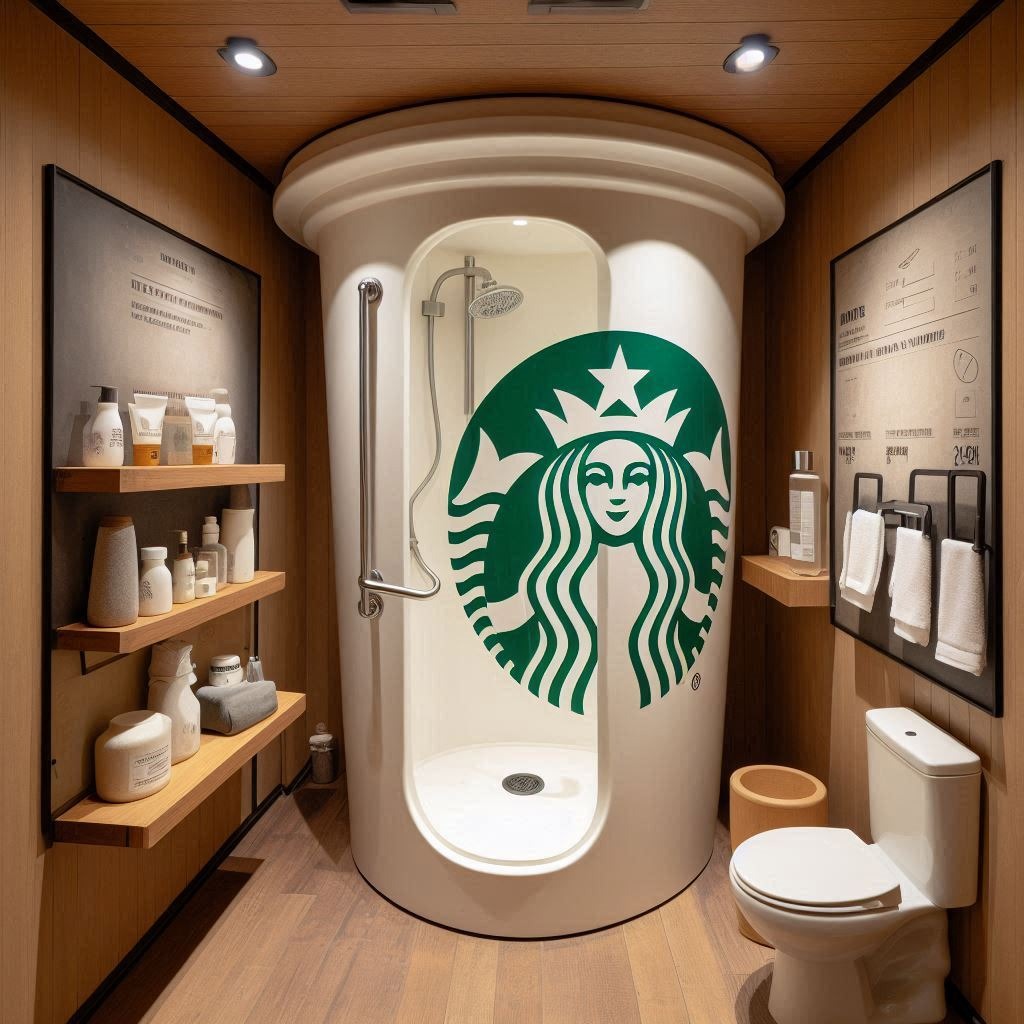 Brew Up Your Bath: The Coffee Cup Shaped Shower That Adds a Splash of Fun