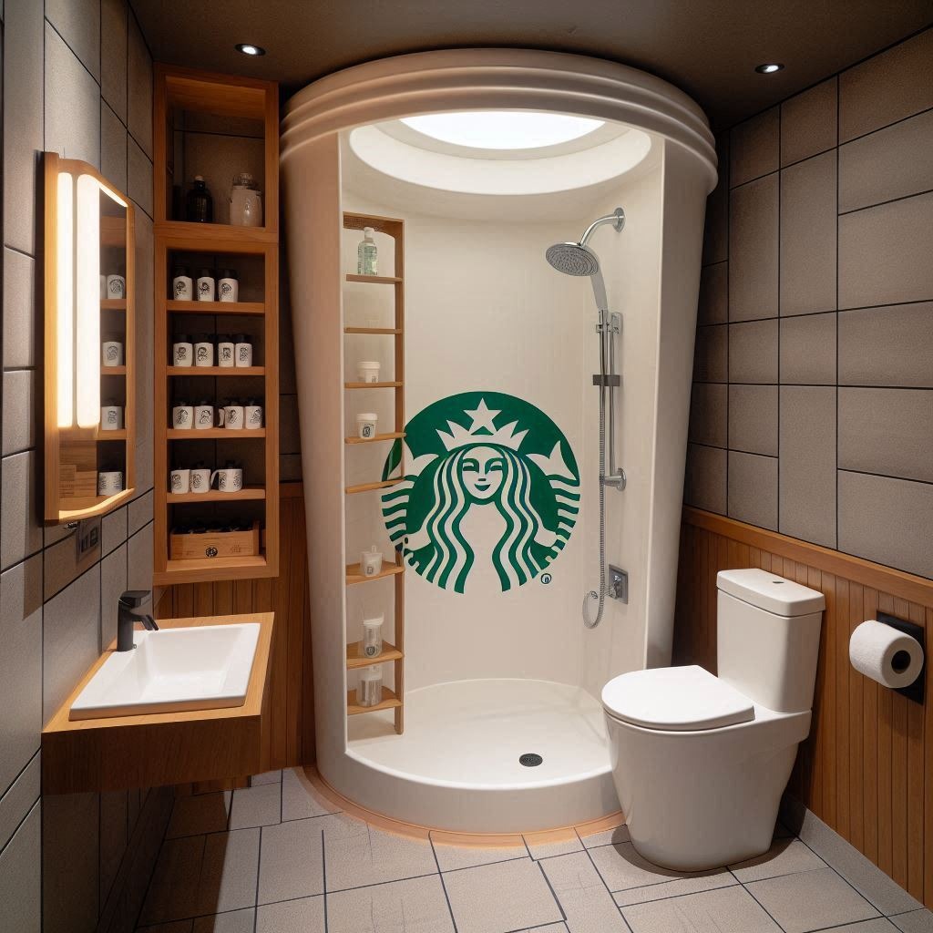 Brew Up Your Bath: The Coffee Cup Shaped Shower That Adds a Splash of Fun