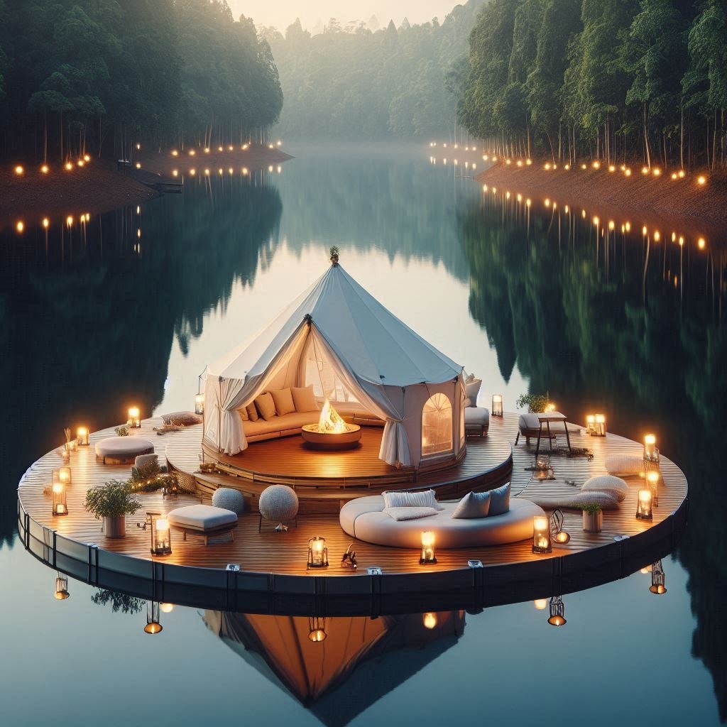 Floating Campsites: Experience Nature Like Never Before