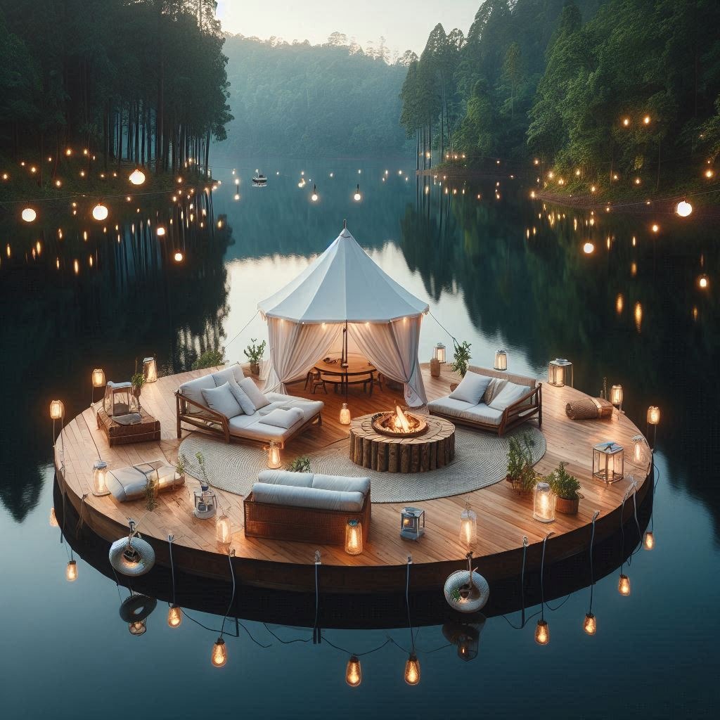 Floating Campsites: Experience Nature Like Never Before