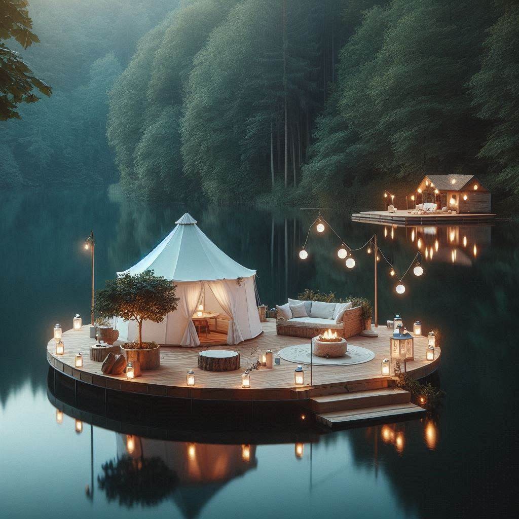 Floating Campsites: Experience Nature Like Never Before