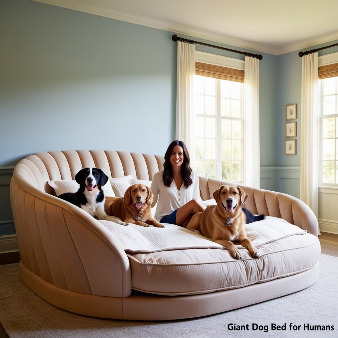 Giant Dog Bed for Humans: The Ultimate Cozy Experience for Relaxation and Comfort