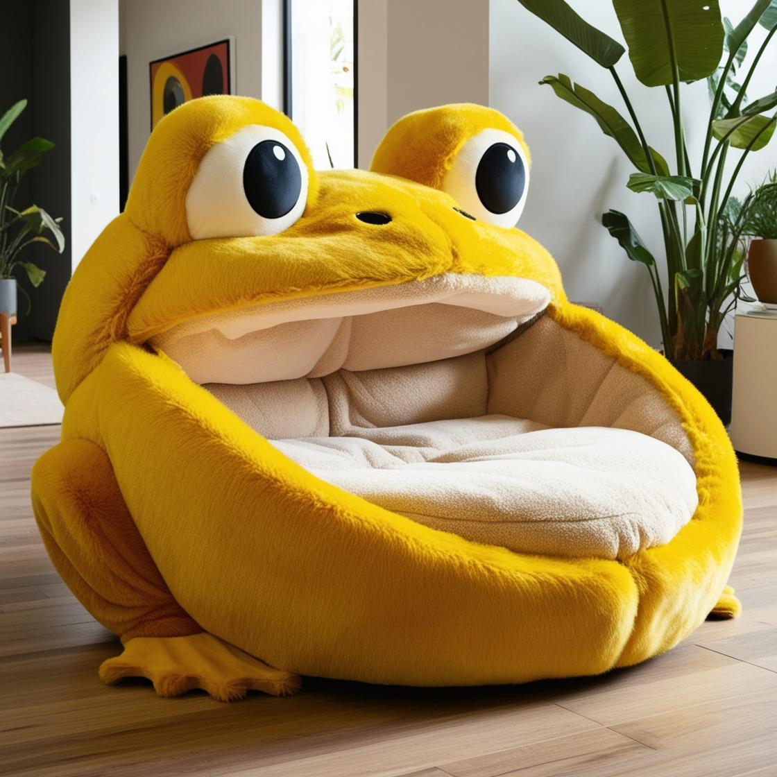 The Aesthetic Appeal of Giant Frog Loungers