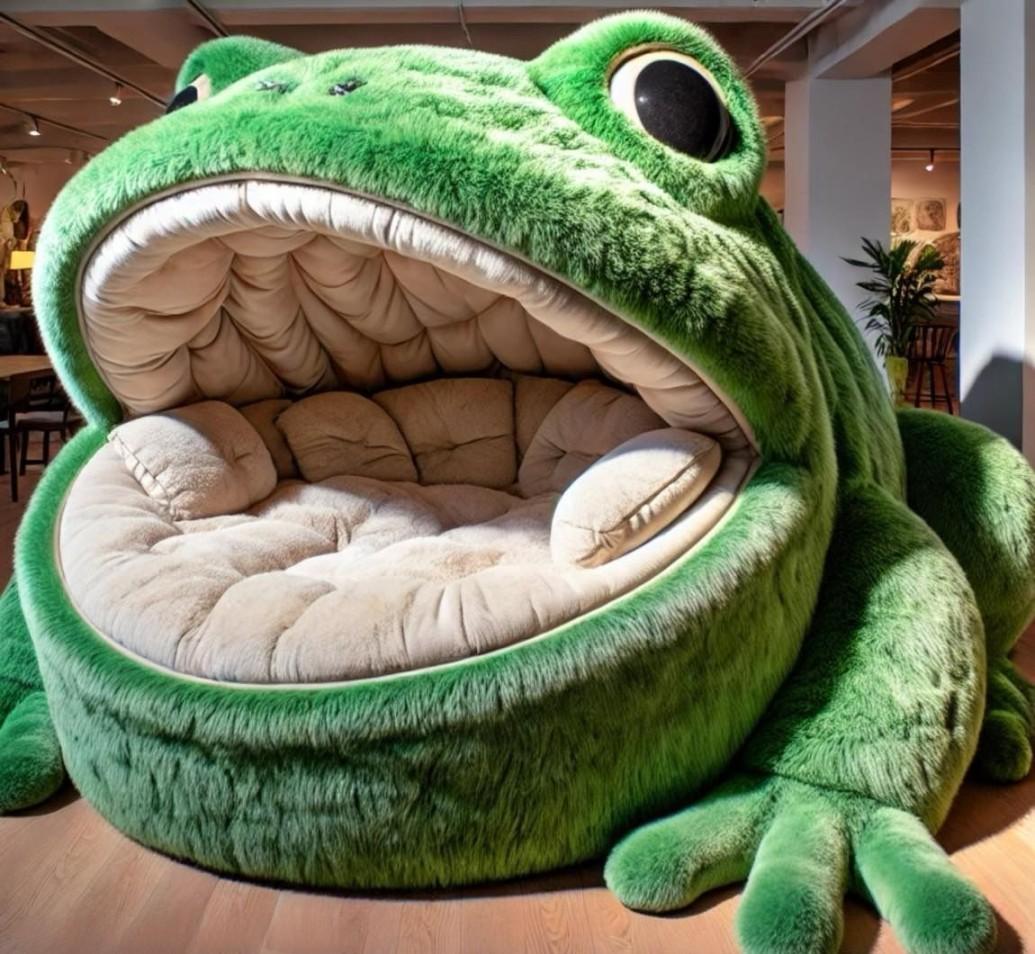 The Aesthetic Appeal of Giant Frog Loungers