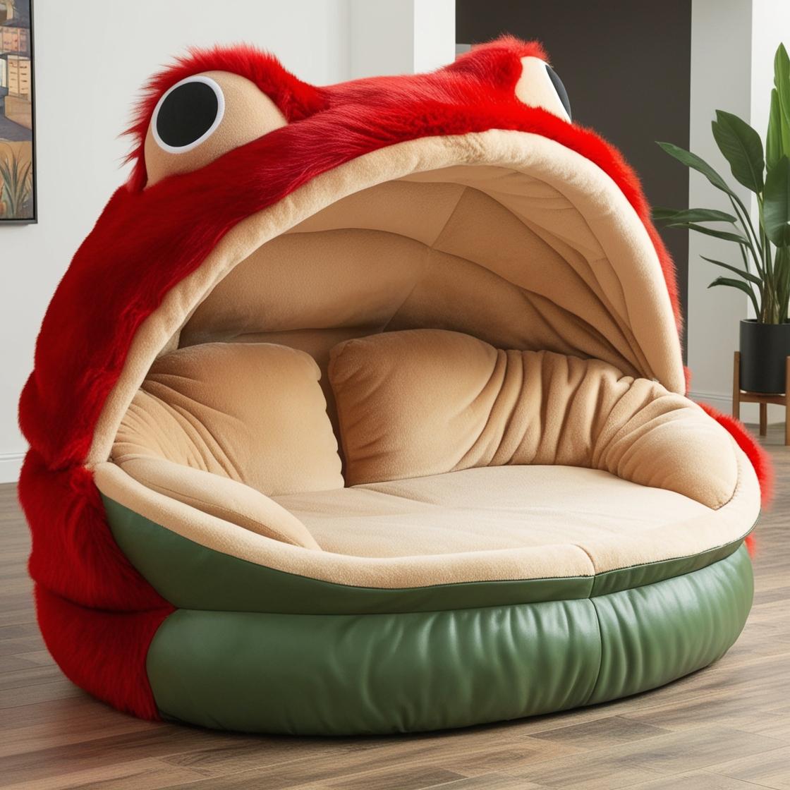 The Aesthetic Appeal of Giant Frog Loungers