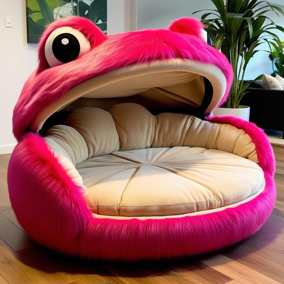 Giant Frog Loungers: Relax in a Pond of Plush Comfort