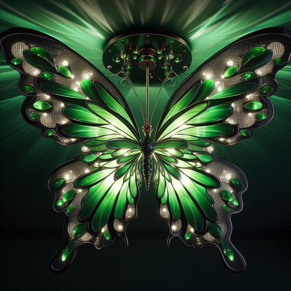 Understanding the Aesthetic Appeal of the Green Butterfly Chandelier