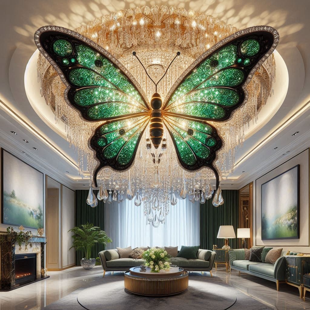 Understanding the Aesthetic Appeal of the Green Butterfly Chandelier