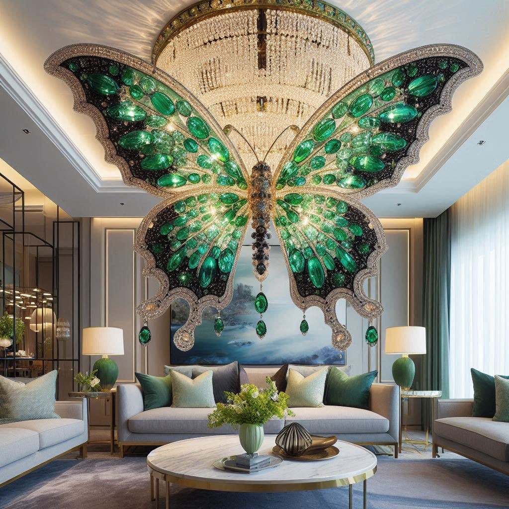 Understanding the Aesthetic Appeal of the Green Butterfly Chandelier