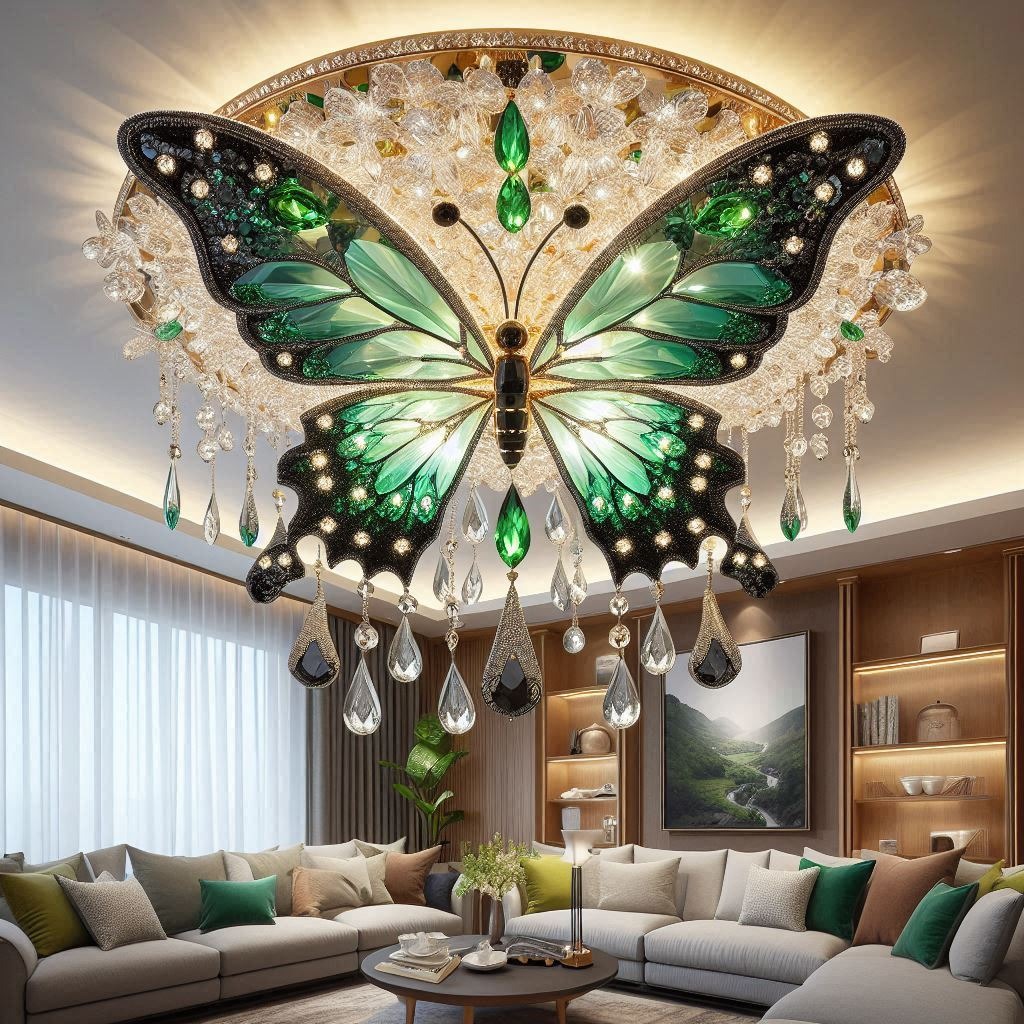 Comparisons: Traditional vs. Modern Styles of the Green Butterfly Chandelier