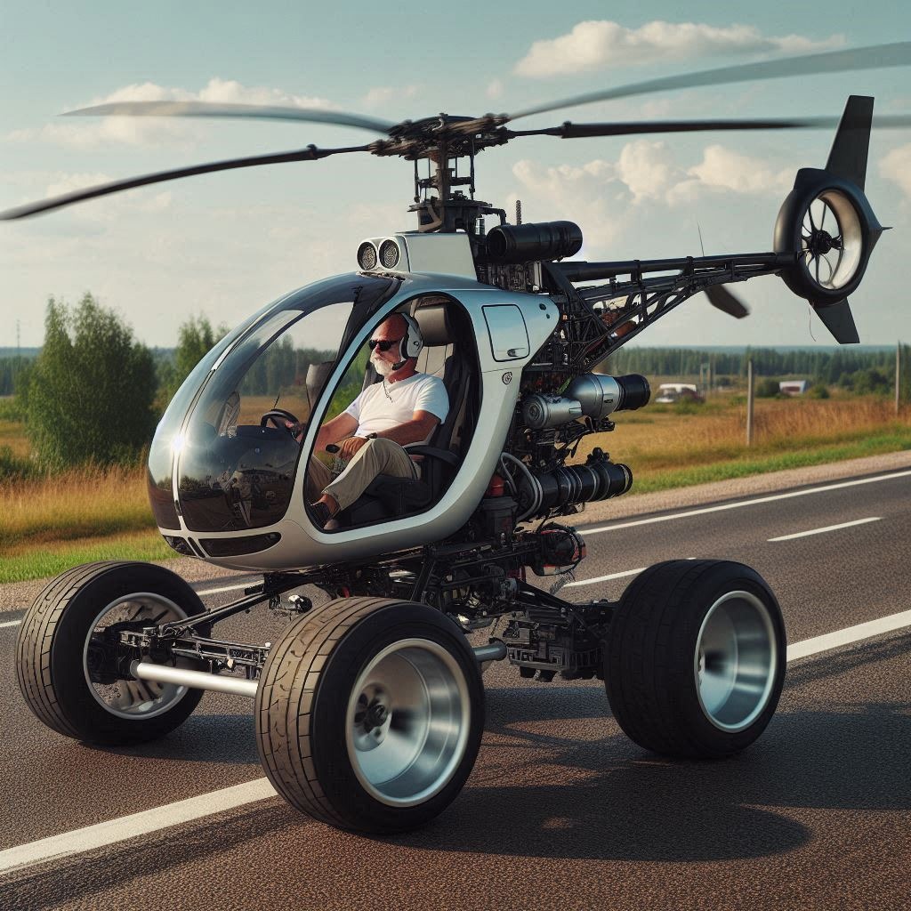 Elevate Your Ride: The Innovative Helicopter-Shaped Scooter for Thrilling Adventures