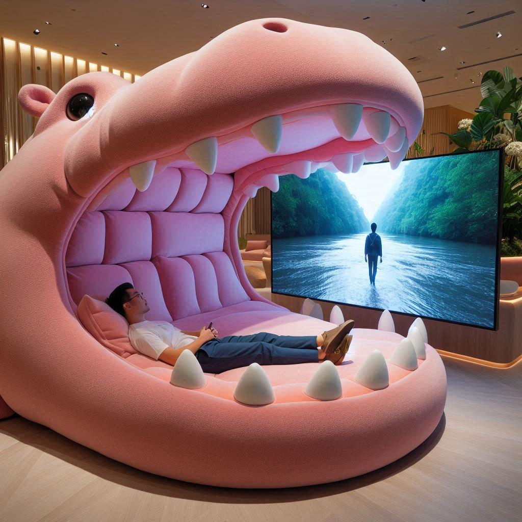 Hippo Lounger Pods: Relax in the Ultimate Animal-Inspired Comfort