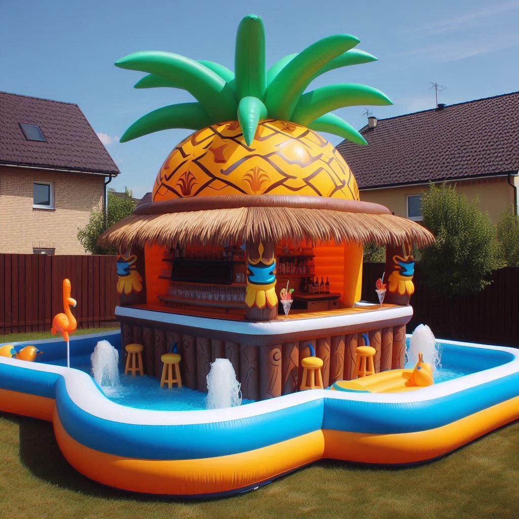 Chill and Cheers: The Inflatable Pool Tiki Bar for Ultimate Poolside Fun