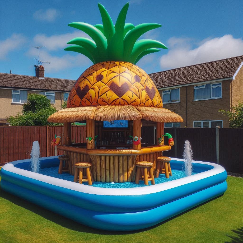 Chill and Cheers: The Inflatable Pool Tiki Bar for Ultimate Poolside Fun