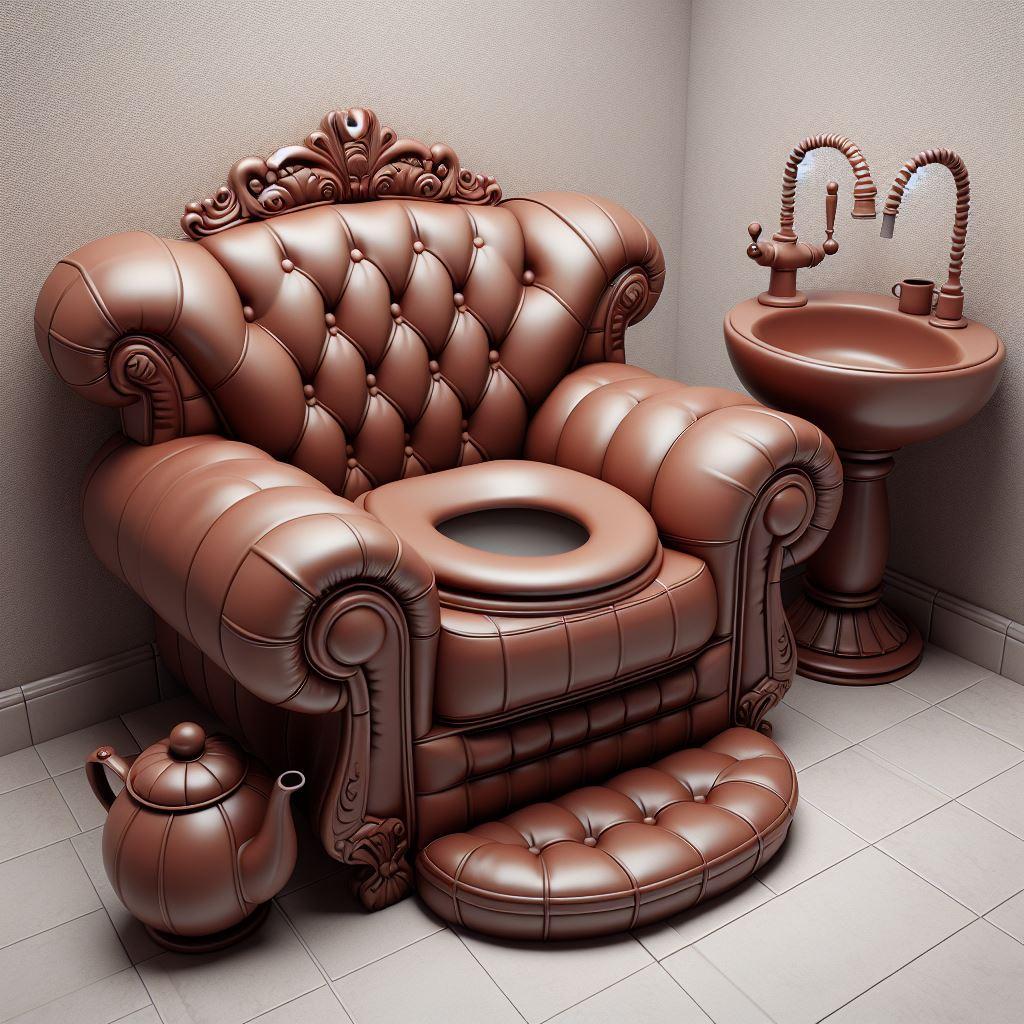 Leather Armchair Toilets: Luxury Meets Comfort in Your Bathroom